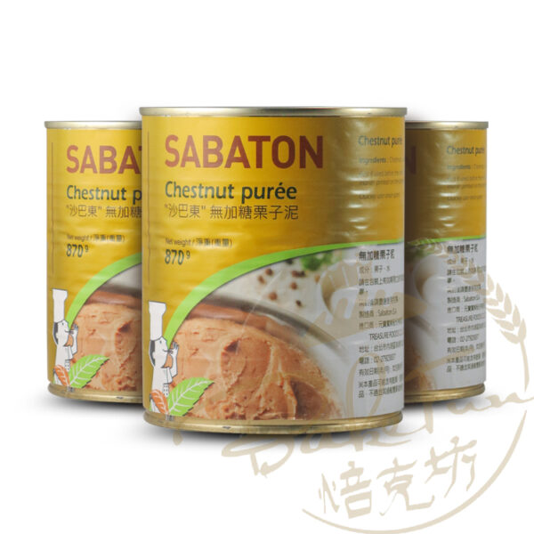 沙巴東無糖栗子泥870G：圖片 1