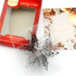 聖誕節雪花造型餅乾模型(5入組)：圖片 2